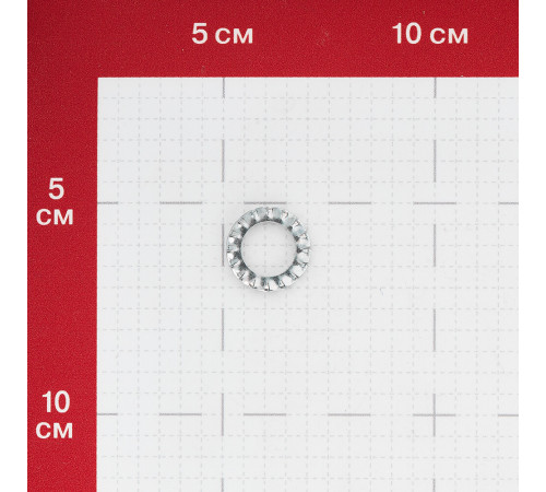 Шайба стопорная оцинкованная 12x20.5 мм DIN 6798 (4 шт.) Шайба стопорная оцинкованная 12x20.5 мм DIN 6798 (4 шт.)