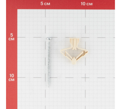 Дюбель для листовых материалов Hard-Fix PLA 4x60 мм нейлон с шурупом (60 шт.) Дюбель для листовых материалов Hard-Fix PLA 4x60 мм нейлон с шурупом (60 шт.)