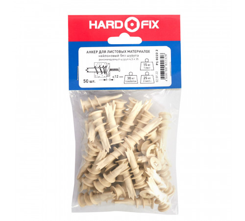 Дюбель для листовых материалов Hard-Fix PBA 14x39 мм нейлон (50 шт.)