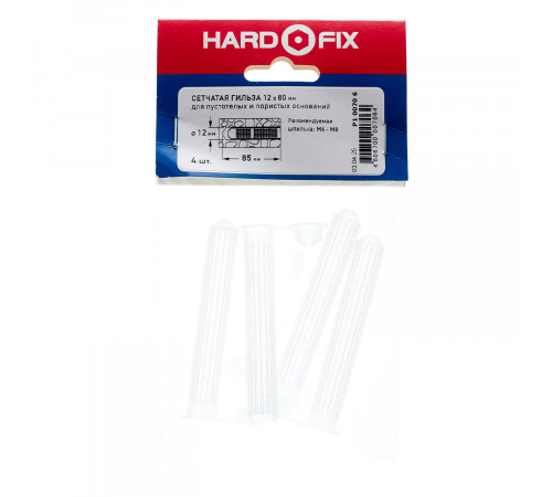 Гильза сетчатая 12х80 мм Hard-Fix (4 шт.) Гильза сетчатая 12х80 мм Hard-Fix (4 шт.)