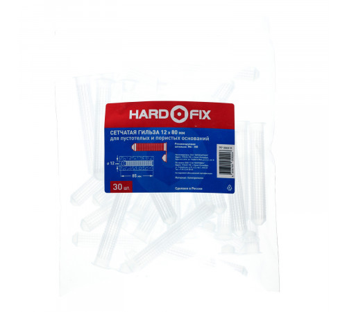 Гильза сетчатая 12х80 мм Hard-Fix (30 шт.) Гильза сетчатая 12х80 мм Hard-Fix (30 шт.)