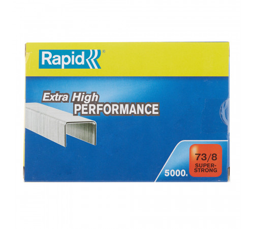 Скобы для плайера Rapid (24890300) тип 73 8 мм с острыми ножками стальной (5000 шт.) Скобы для плайера Rapid (24890300) тип 73 8 мм с острыми ножками стальной (5000 шт.)