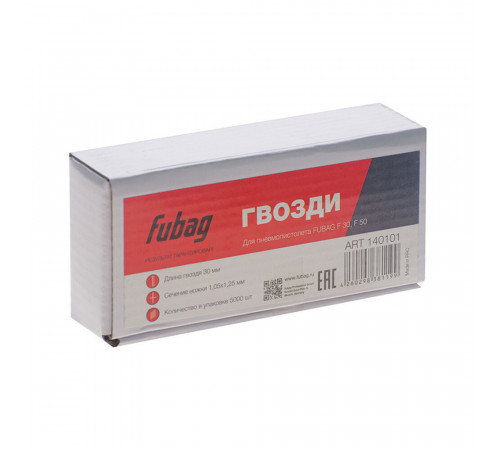 Гвозди реечные Fubag для гвоздезабивного пистолета 18GA 30 мм гладкие (5000 шт.) Гвозди реечные Fubag для гвоздезабивного пистолета 18GA 30 мм гладкие (5000 шт.)