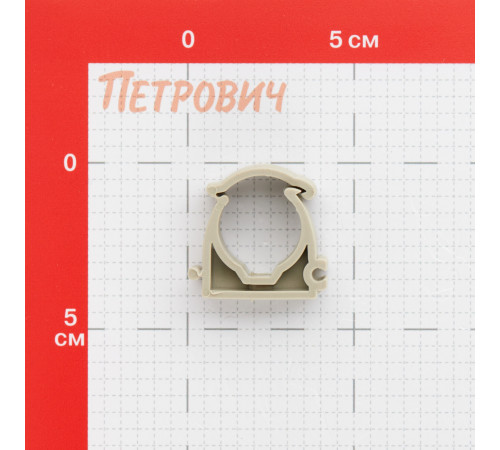 Фиксатор Valfex 25-27 мм для полипропиленовых труб с защелкой серый (10160025Г) Фиксатор Valfex 25-27 мм для полипропиленовых труб с защелкой серый (10160025Г)