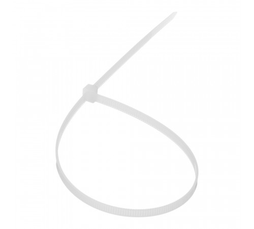 Стяжка кабельная Fortisflex КСС 350х4,8 мм нейлонoвая белая (100 шт.) (49405)