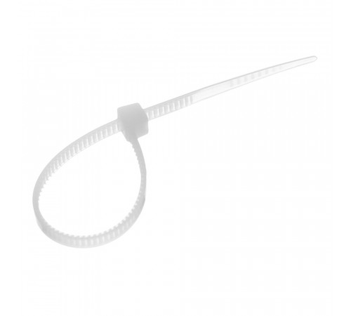 Стяжка кабельная Fortisflex НСС EasyFix 100х2,5 мм полиамидная белая (100 шт.) (84799)