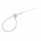 Стяжка кабельная Fortisflex НСС EasyFix 100х2,5 мм полиамидная белая (100 шт.) (84799)