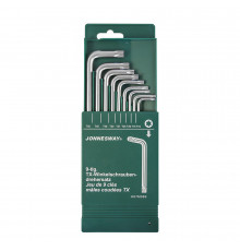 Набор шестигранных ключей Jonnesway Torx 10-50 мм (H07M09S) (9 шт.)