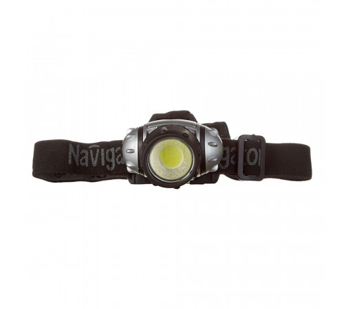 Фонарь налобный Navigator светодиодный 1 LED 1 Вт на батарейках AAA пластик (614373) Фонарь налобный Navigator светодиодный 1 LED 1 Вт на батарейках AAA пластик (614373)