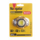 Фонарь налобный Navigator светодиодный 1 LED 1 Вт на батарейках AAA пластик (614373)