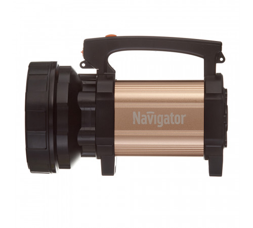 Фонарь ручной Navigator (715970) светодиодный 1 LED 10 Вт аккумуляторный SLA 4500 мАч пластик