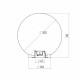 Светильник садово-парковый Svet Анелма белый 310 мм E27 100 Вт IP44 (1200-00100)