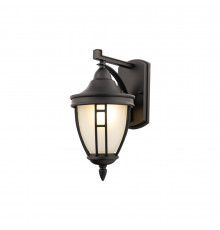 Светильник садово-парковый настенный Outdoor Rivoli черный E27 60 Вт IP44 (O027WL-01B)
