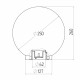 Светильник садово-парковый Svet Анелма золотой 260 мм E27 60 Вт IP44 (1200-00170)