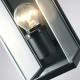 Светильник садово-парковый настенный Arte Lamp Pot черный E27 60 Вт IP54 (A1631AL-1BK)