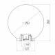 Светильник садово-парковый Svet Анелма белый 260 мм E27 60 Вт IP44 (1200-00150)