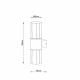 Светильник садово-парковый настенный Arte Lamp Seginus черный E27 80 Вт IP54 (A6515AL-2BK)