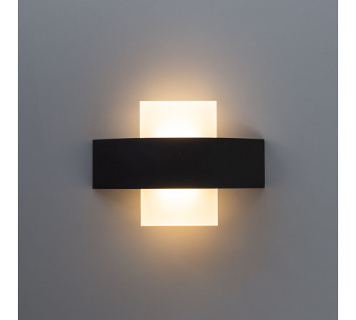 Светильник светодиодный садово-парковый настенный Arte Lamp Croce 3000К 6 Вт IP54 (A1444AP-1BK) Светильник светодиодный садово-парковый настенный Arte Lamp Croce 3000К 6 Вт IP54 (A1444AP-1BK)