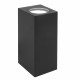 Светильник садово-парковый настенный Arte Lamp Artefact черный GU10 70 Вт IP65 (A3404AL-2BK)