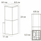 Светильник садово-парковый настенный Arte Lamp Plate черный E27 15 Вт IP65 (A3710AL-1BK)