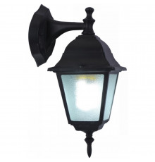 Светильник садово-парковый настенный Arte Lamp Bremen черный E27 60 Вт IP44 (A1012AL-1BK)