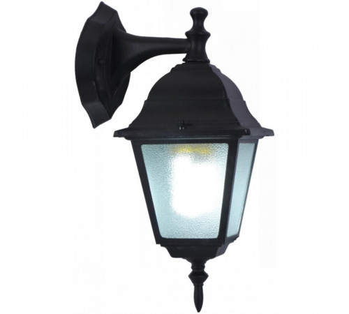 Светильник садово-парковый настенный Arte Lamp Bremen черный E27 60 Вт IP44 (A1012AL-1BK)