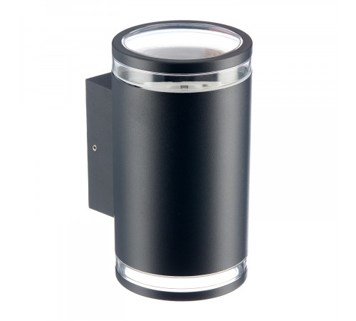 Светильник садово-парковый настенный Arte Lamp Nunki черный GX53 18 Вт IP65 (A1910AL-2BK)