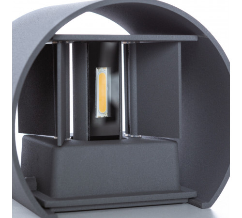 Светильник светодиодный садово-парковый настенный Arte Lamp Rullo 3000К 6 Вт IP54 (A1415AL-1GY) Светильник светодиодный садово-парковый настенный Arte Lamp Rullo 3000К 6 Вт IP54 (A1415AL-1GY)