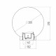 Светильник садово-парковый Svet Анелма черный 210 мм E27 60 Вт IP44 (1200-00240)
