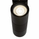 Светильник садово-парковый настенный Outdoor Bowery черный GU10 120 Вт IP54 (O574WL-02B)