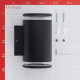 Светильник садово-парковый настенный Arte Lamp Nunki черный GX53 18 Вт IP65 (A1910AL-2BK)