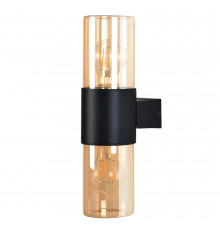 Светильник садово-парковый настенный Arte Lamp Seginus черный E27 80 Вт IP54 (A6515AL-2BK)