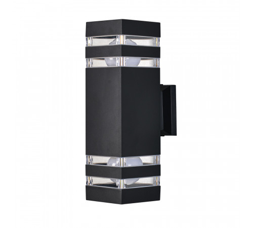 Светильник садово-парковый настенный Arte Lamp Heather черный E27 40 Вт IP54 (A4413AL-2BK)