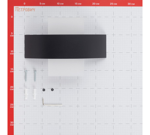 Светильник светодиодный садово-парковый настенный Arte Lamp Croce 3000К 6 Вт IP54 (A1444AP-1BK) Светильник светодиодный садово-парковый настенный Arte Lamp Croce 3000К 6 Вт IP54 (A1444AP-1BK)