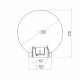 Светильник садово-парковый Svet Анелма черный 210 мм E27 60 Вт IP44 (1200-00440)