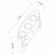 Светильник светодиодный садово-парковый настенный Arte Lamp Bosto черный 4200К 6 Вт IP65 (A3122AL-6BK)