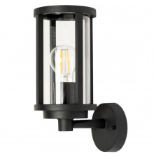 Светильник садово-парковый настенный Arte Lamp Toronto черный E27 IP54 (A1036AL-1BK)