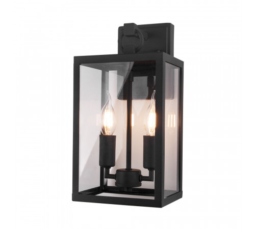 Светильник садово-парковый настенный Elektrostandard Candle черный 360 мм E14 60 Вт IP43 (a058260) Светильник садово-парковый настенный Elektrostandard Candle черный 360 мм E14 60 Вт IP43 (a058260)