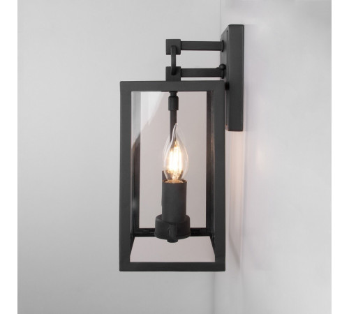 Светильник садово-парковый настенный Elektrostandard Candle черный 360 мм E14 60 Вт IP43 (a058260) Светильник садово-парковый настенный Elektrostandard Candle черный 360 мм E14 60 Вт IP43 (a058260)