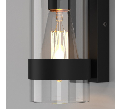 Светильник садово-парковый настенный Elektrostandard Falcon черный 240 мм E27 40 Вт IP43 (a063452) Светильник садово-парковый настенный Elektrostandard Falcon черный 240 мм E27 40 Вт IP43 (a063452)
