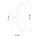 Светильник светодиодный садово-парковый настенный Arte Lamp Nimbo черный 4200К 6 Вт IP65 (A4406AL-1BK)
