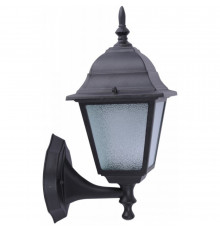 Светильник садово-парковый настенный Arte Lamp Bremen черный E27 60 Вт IP44 (A1011AL-1BK)