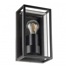 Светильник садово-парковый настенный Arte Lamp Marfik черный E27 15 Вт IP65 (A2322AL-1BK)