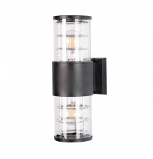 Светильник садово-парковый настенный Arte Lamp Tokyo черный E27 80 Вт IP54 (A5315AL-2BK)