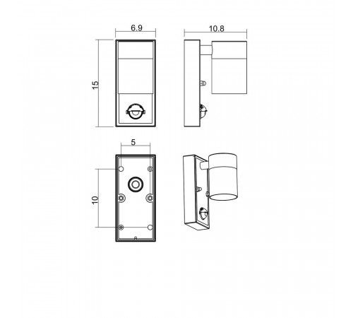 Светильник садово-парковый настенный Arte Lamp Mistero черный GU10 35 Вт IP54 (A3322AL-1BK) Светильник садово-парковый настенный Arte Lamp Mistero черный GU10 35 Вт IP54 (A3322AL-1BK)