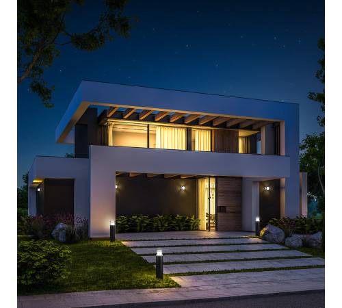 Светильник светодиодный садово-парковый Outdoor Wolseley Road черный 500 мм 3000К 6 Вт IP54 (O011FL-L6B) Светильник светодиодный садово-парковый Outdoor Wolseley Road черный 500 мм 3000К 6 Вт IP54 (O011FL-L6B)
