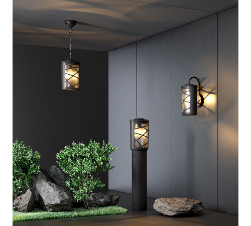 Светильник садово-парковый Elektrostandard Premier черный 850 мм E27 60 Вт IP44 (a039861)