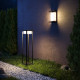 Светильник светодиодный садово-парковый Outdoor Baker Street черный 800 мм 3000К 10 Вт IP65 (O021FL-L10B3K)