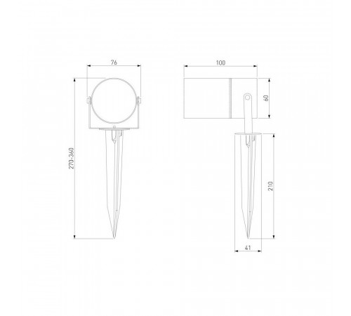 Светильник садово-парковый Elektrostandard Landscape серый 152 мм GU10 20 Вт IP65 (a064423) Светильник садово-парковый Elektrostandard Landscape серый 152 мм GU10 20 Вт IP65 (a064423)