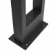 Светильник светодиодный садово-парковый Outdoor Bonn графит 1000 мм 3000К 10 Вт IP65 (O425FL-L10GF)